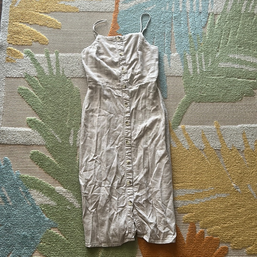 Tan Midi Dress